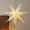 STAR TRADING Étoile en papier Lace sans éclairage, Ø 80 cm, blanc