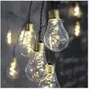 STAR TRADING Guirlande lumineuse LED Glow, verre, transparente