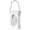 STAR TRADING Lampe décorative Flamme forme de lanterne, blanche