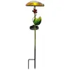 STAR TRADING Lampe solaire LED Salona éléments déco, jaune/vert