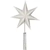 STAR TRADING Étoile papier pointe Isa blanc, spirale métal