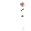 STAR TRADING Lampe solaire LED Pink Daisy en forme de fleur