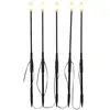 STAR TRADING Lampe sur piquet LED Milky noir hauteur 50,5cm plastique ...