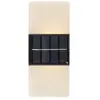 STAR TRADING Applique d'extérieur LED Wally, 14x6 cm blanc givré CCT