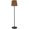 STAR TRADING Lampe sur pied LED Cesta 127cm brun/noir plastique/métal