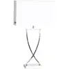By Rydéns Omega lampe de table chrome/blanc hauteur 69cm