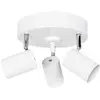 Lampe plafonnier en 3 spots By Rydéns Correct - white - 14 cm