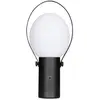 By Rydéns Bari lampe de table LED rechargeable IP44 noir sable