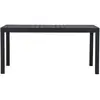 Venture Home Capo table de jardin avec rallonge 160/240 cm noir.