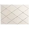 Tapis déco shaggy patrik 160x230cm blanc