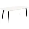 Table à manger polar 240cm blanc & noir