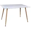 Polar table de salle à manger 75x120 cm blanc.
