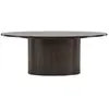 EBUY24 Venture Home - Table basse en MDF Bianca Ovale