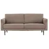 Meubles & Design Canapé 3 places moderne en tissu marron