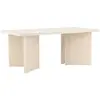 EBUY24 Bassholmen table de salle à manger 90x180 cm whitewash.