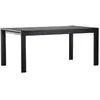 Table à manger extensible en bois slider 170-250cm noir