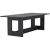 Table à manger design milly 235cm noir