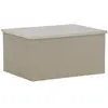 - Table basse beige Lenox 80 x 60 x 40 cm