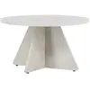 Table basse effet marbre  bootcut 80cm beige