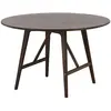 Kaseidon table de salle à manger Ø100 cm marron foncé.