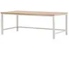 Table basse design rise 120cm naturel & grège