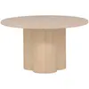 Olivia table basse  80cm whitewash.