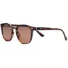 CHPO - Alva - Lunettes de soleil taille M/L, blanc/brun