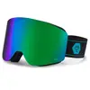 CHPO - Samoa Mirror Cat. 3 VLT 13% + Cat. 1 VLT 51% - Masque de ski taille L, vert