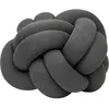 Pouf XL en acrylique et laine gris Knot - Design House Stockholm