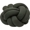 Pouf XL en acrylique et laine vert forêt Knot - Design House Stockholm