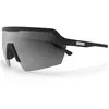 Lunettes Spektrum Klinger noir avec verres à effet miroir Zeiss gris
