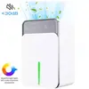 ZENGEST Déshumidificateur électrique-1200 ml-Lumière LED 7 couleurs - Arrêt automatique-Portable-Pet déshumidificateur pour caveChambre
