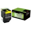 Lexmark 802HY - À rendement élevé - jaune - original - cartouche de toner LCCP, LRP - pour Lexmark CX410de, CX410dte, CX410e, CX510de, CX510dhe, CX510dthe