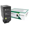 Lexmark - Jaune - original - cartouche de toner LCCP, LRP - pour Lexmark CS720de, CS720dte, CS725de, CS725dte, CX725de, CX725dhe, CX725dthe