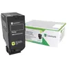 Lexmark - à rendement élevé - jaune - originale - cartouche de toner -...