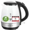EMERIO WK-125145 Bouilloire sans fil verre, noir, argent