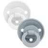 Elodie Details Lot de 2 Sucettes Caoutchouc Naturel/Latex Sans BPA pour bébés 0-6 Mois - Blue Sunrise