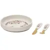 Set repas en silicone Blue Garden