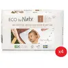Couches NATY - Taille 1 Nouveau né 2-5 kg - Lot de 4 paquets - 100pcs