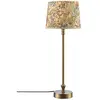 PR Home Lampe à poser Liam, laiton, abat-jour Sofia Theo beige