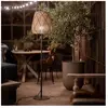PR Home Lampe de terrasse Agnar Lollo, gris, aspect rotin, 154cm