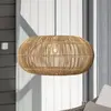 PR Home Suspension d'extérieur Zuri, rotin, Ø 61 cm, connecteur