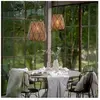 PR Home Suspension d'extérieur Lollo, aspect rotin naturel, Ø 28 cm