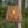 PR Home Suspension d'extérieur Lollo, aspect rotin naturel, Ø 38 cm