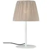PR Home Lampe de table d'extérieur Agnar, blanc / marron, 57 cm