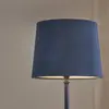 PR Home Lampe de table Tove, bleue, hauteur 56 cm, métal/tissu
