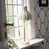 PR Home Lampe à poser Wera, crème/vert, hauteur 47 cm, métal