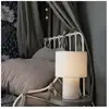 PR Home Lampe à poser Leah, beige, hauteur 28 cm, textile