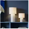 PR Home Lampe à poser Leah, beige, hauteur 46 cm, textile