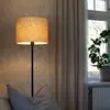PR Home Lampe sur pied Amy, jaune/noir, hauteur 150 cm, textile, E27